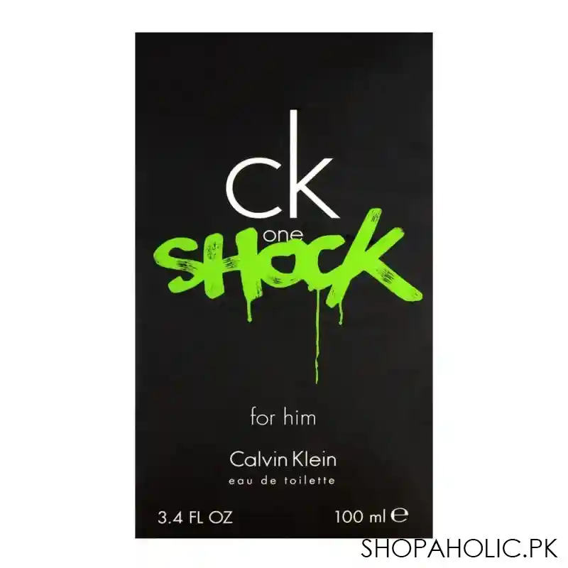 calvin klein one shock for him eau de toilette 100ml image2