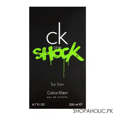 calvin klein one shock for him eau de toilette 200ml image2