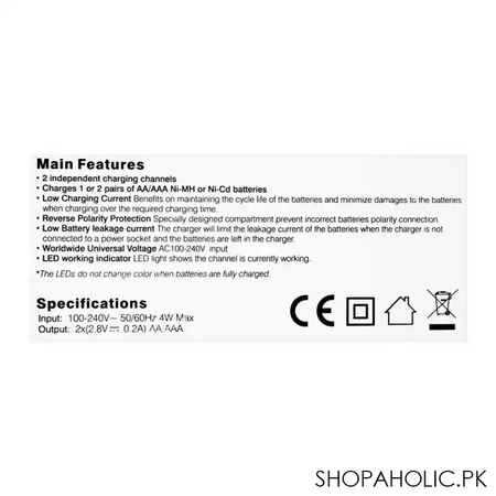 camelion battery charger, aa/aaa, 100 240v, bc 1010 b image4