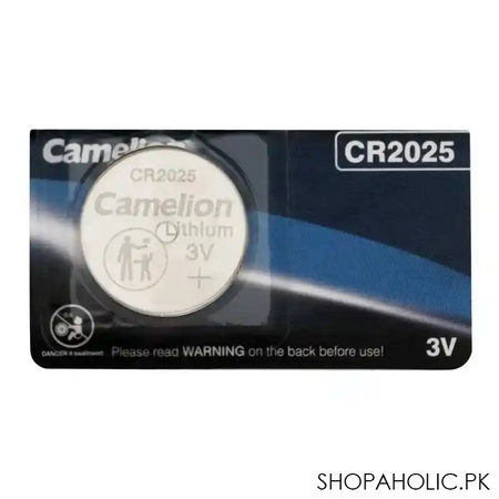 camelion lithium battery, 3v, cr 2025 bp5 main image