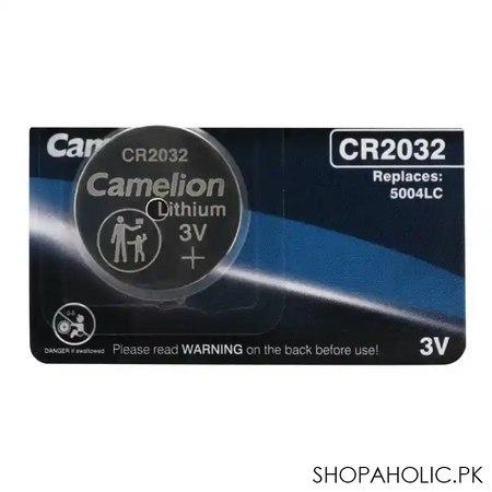 camelion lithium battery, 3v, cr 2032 bp5 main image