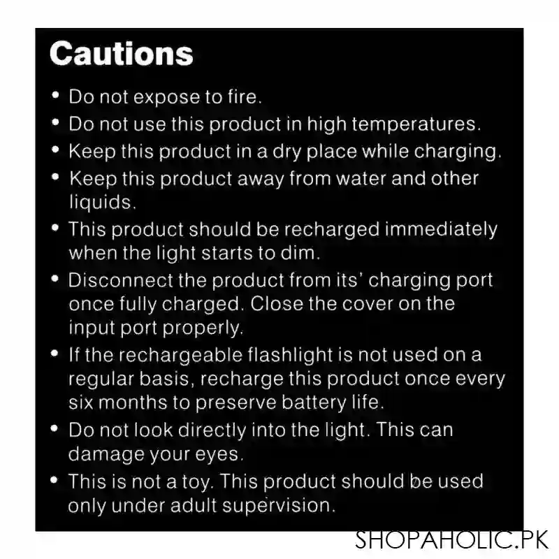 camelion rechargeable flash light, rs41 hcb image4