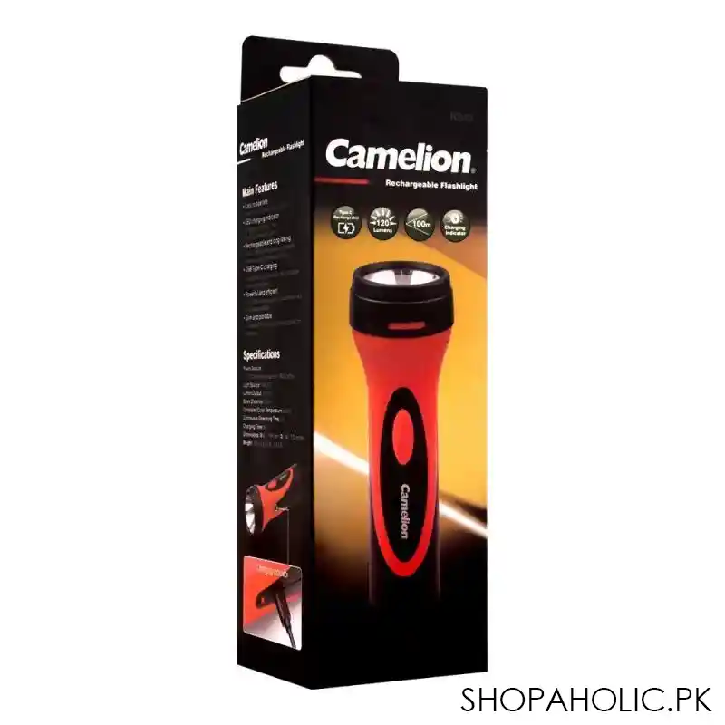 camelion rechargeable flash light, rs42 hcb image2