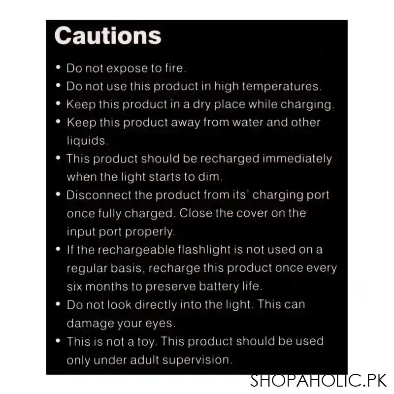 camelion rechargeable flash light, rs42 hcb image4