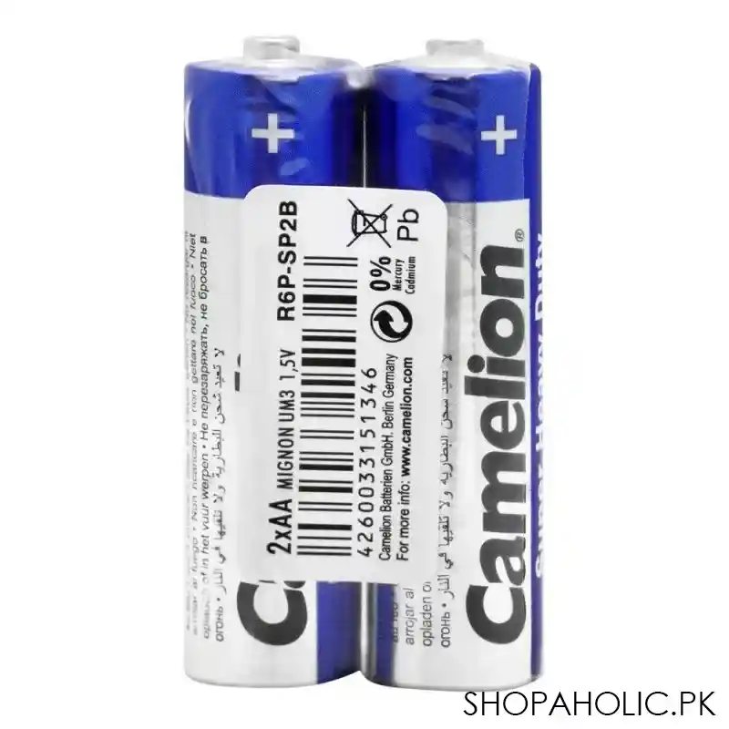 camelion super heavy duty aa 2, r6p sp2b image2