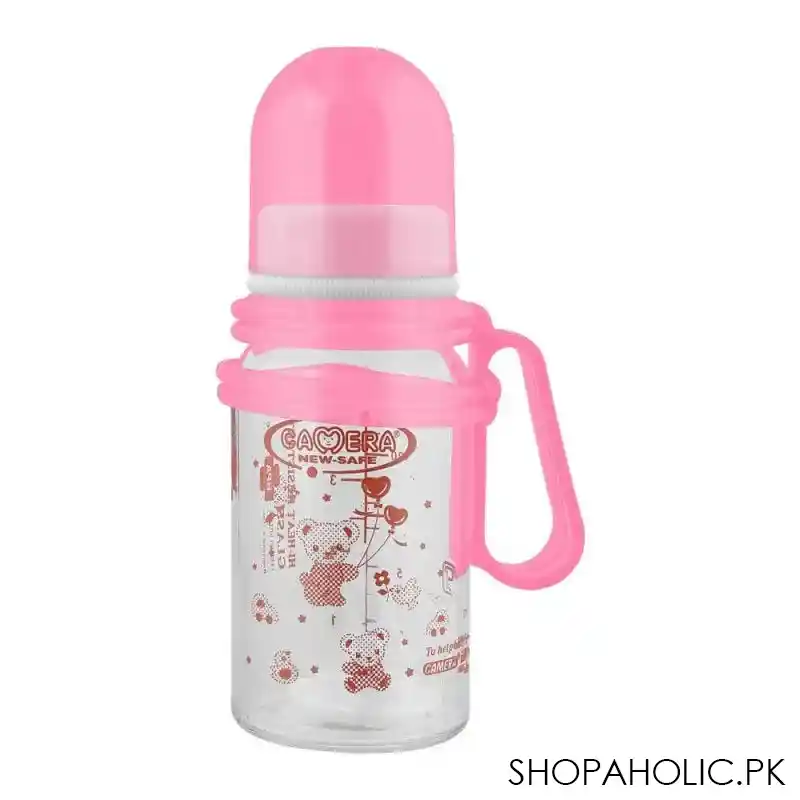 camera hi heat resistant glass feeding bottle 120ml, 22264 main image
