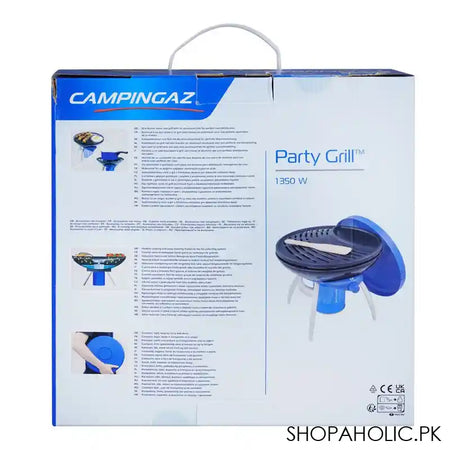 Campingaz Party Stove and Grill With Griddle, Grid and Pan Support, 12.6 (D) x 12.6 (W) x 5.12 (H) Inches, 203403 - Image 3