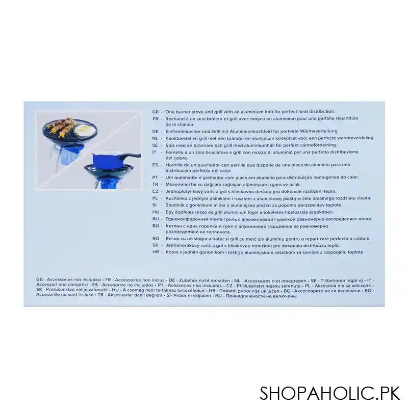 Campingaz Party Stove and Grill With Griddle, Grid and Pan Support, 12.6 (D) x 12.6 (W) x 5.12 (H) Inches, 203403 - Image 8