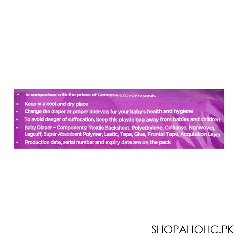 Canbebe Baby Diaper Extra Large-6, 16+ kg, Mega Pack 58-Pack - Image 3