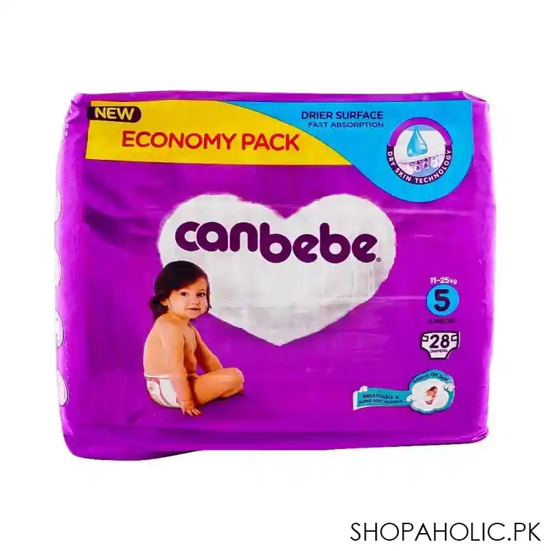 canbebe comfort dry junior no. 5, 11 25 kg, 28 pack main image