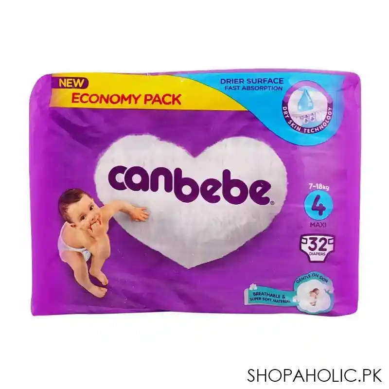 canbebe comfort dry maxi no. 04, 7 18 kg, 32 pack main image