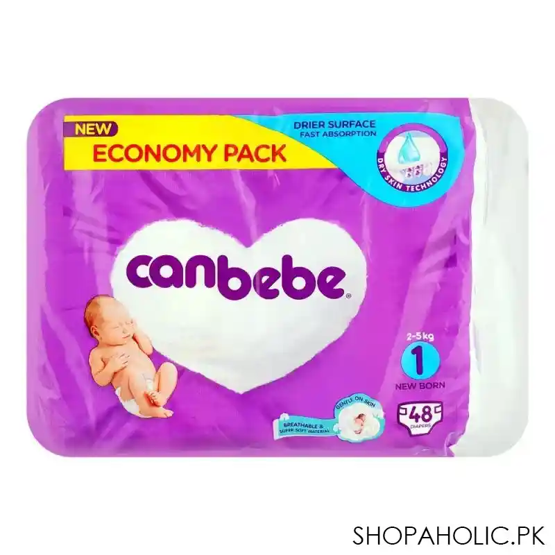 canbebe comfort dry new born no. 01, 2 5 kg, 48 pack image2