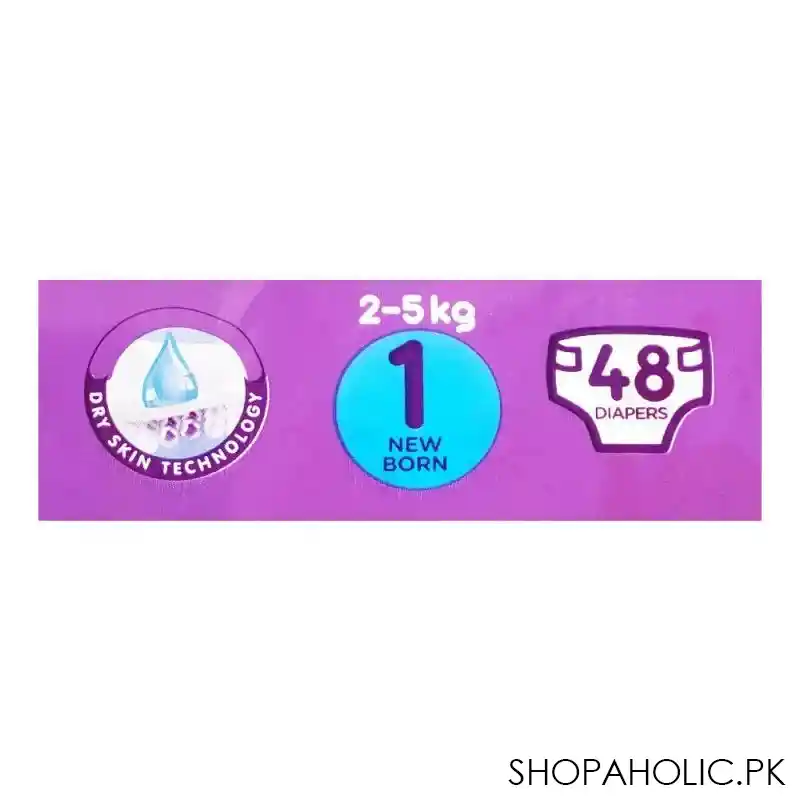 canbebe comfort dry new born no. 01, 2 5 kg, 48 pack image5