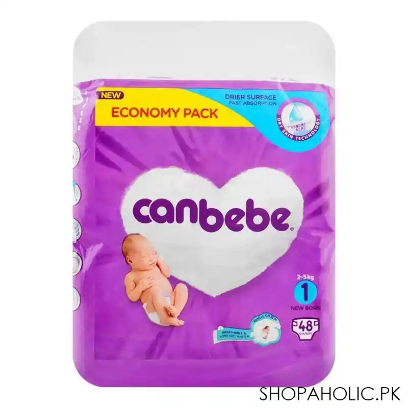 canbebe comfort dry new born no. 01, 2 5 kg, 48 pack main image