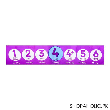 Canbebe Diapers Jumbo, Maxi No.4, 7-18kg, 50-Pack - Image 4