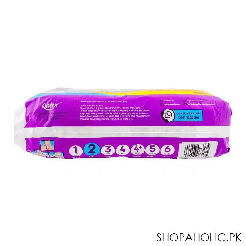 canbebe jumbo mini size 2, 3 6 kg, 70 pack image2