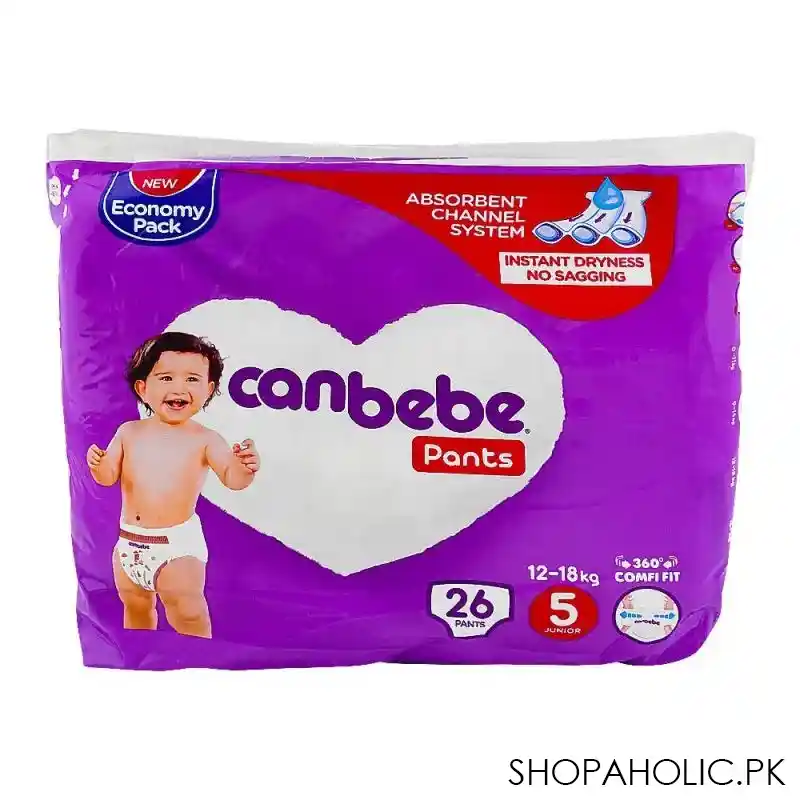 canbebe pant economy pack no. 5 junior, 12 18 kg, 26 pack main image
