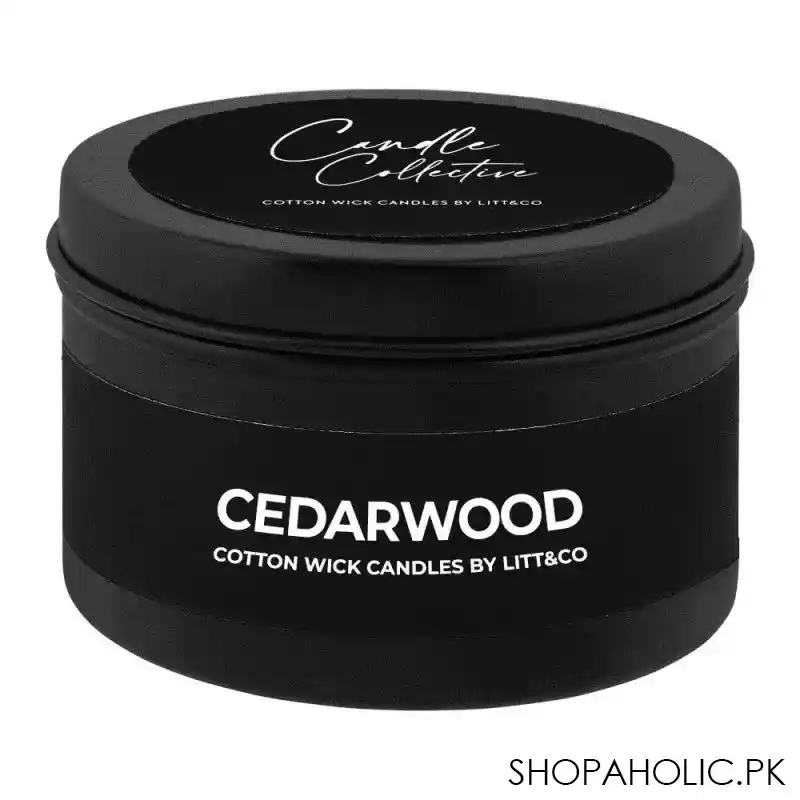 candle collective cedar wood fragranced candle main image