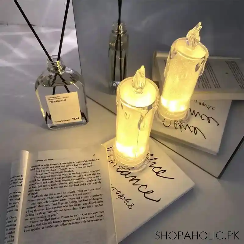 candle shape electronic lamp main image