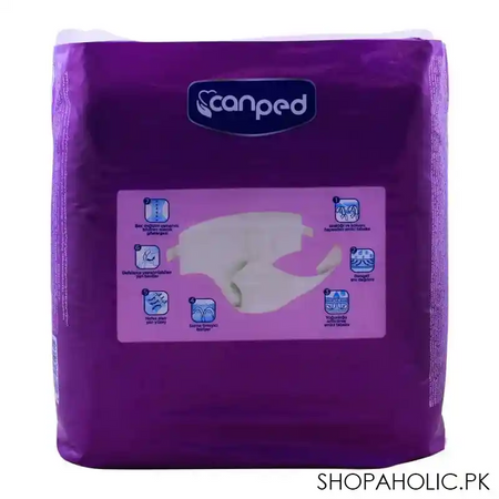 canped adult diaper extra small, 40 70 cm, 25 kg+, 12 pack image2
