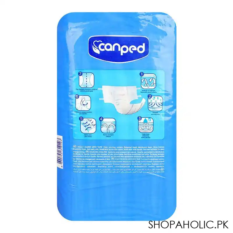 Canped Adult Diaper, Large, 100-150cm, 7-Pack - Image 5