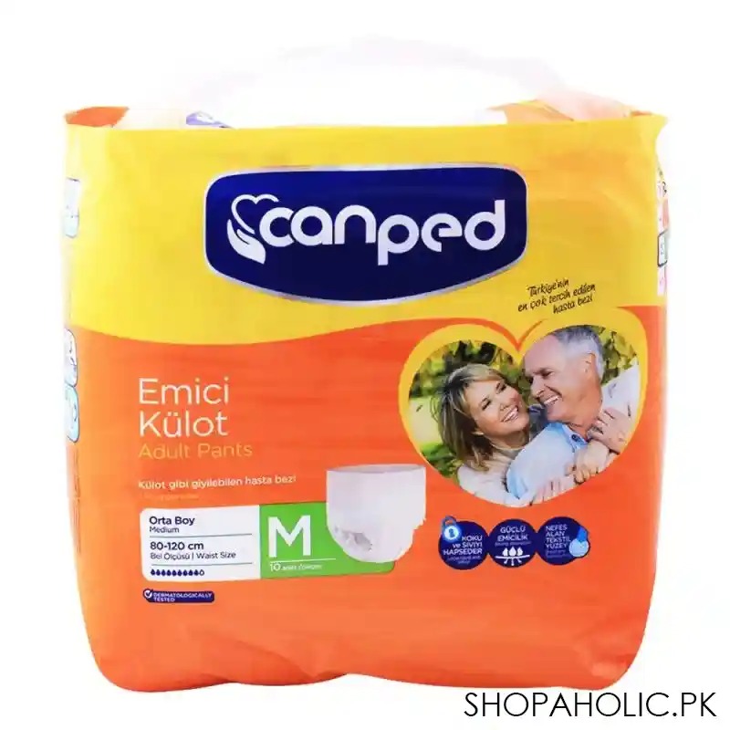 canped adult pants, medium, 80 120cm, 10 pack main image