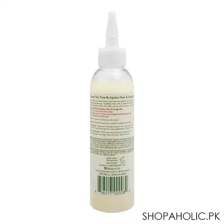 cantu shea butter tea tree & jojoba oil, for hair & scalp, 180ml image2