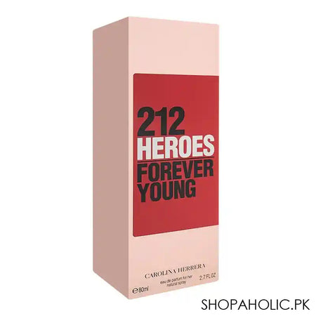 Carolina Herrera 212 Men Heroes Forever Young For Her Eau De Parfum, 80ml - Main Image