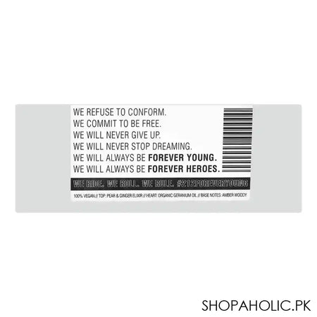 Carolina Herrera 212 Men Heroes Forever Young For Men Eau De Toilette, 90ml - Image 2