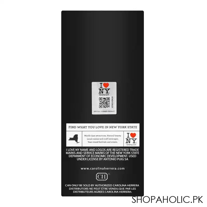 Carolina Herrera 212 VIP Black I Love NY Limited Edition Eau De Parfum, For Men, 100ml - Image 3