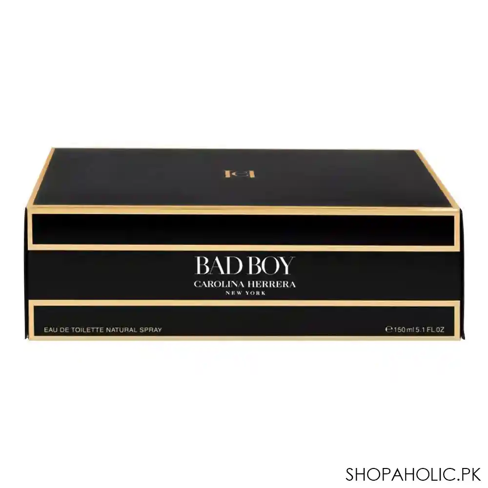 carolina herrera bad boy eau de toilette, for men, 150ml image2