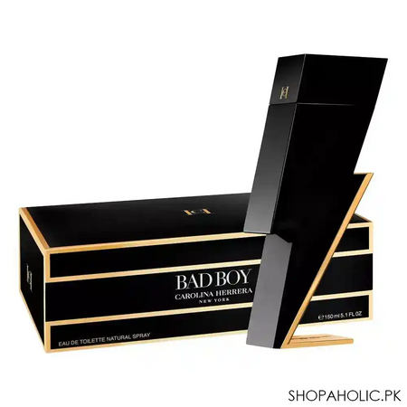 carolina herrera bad boy eau de toilette, for men, 150ml main image