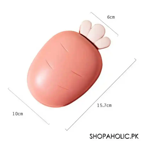 carrot shaped soap holder with cover image2