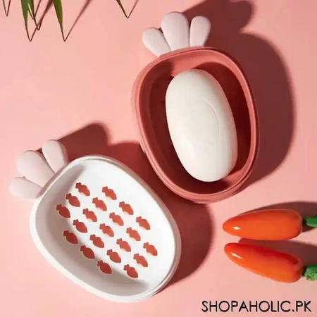 carrot shaped soap holder with cover image6