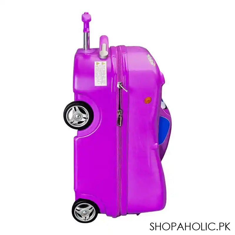 Cars Trolley Bag, Purple, 95311 - Image 4