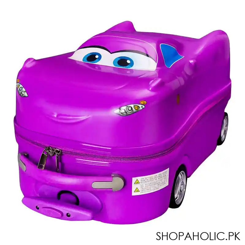 Cars Trolley Bag, Purple, 95311 - Image 2