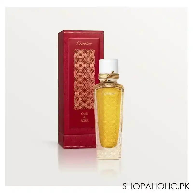 cartier oud & rose perfum spray, for women, 75ml image2