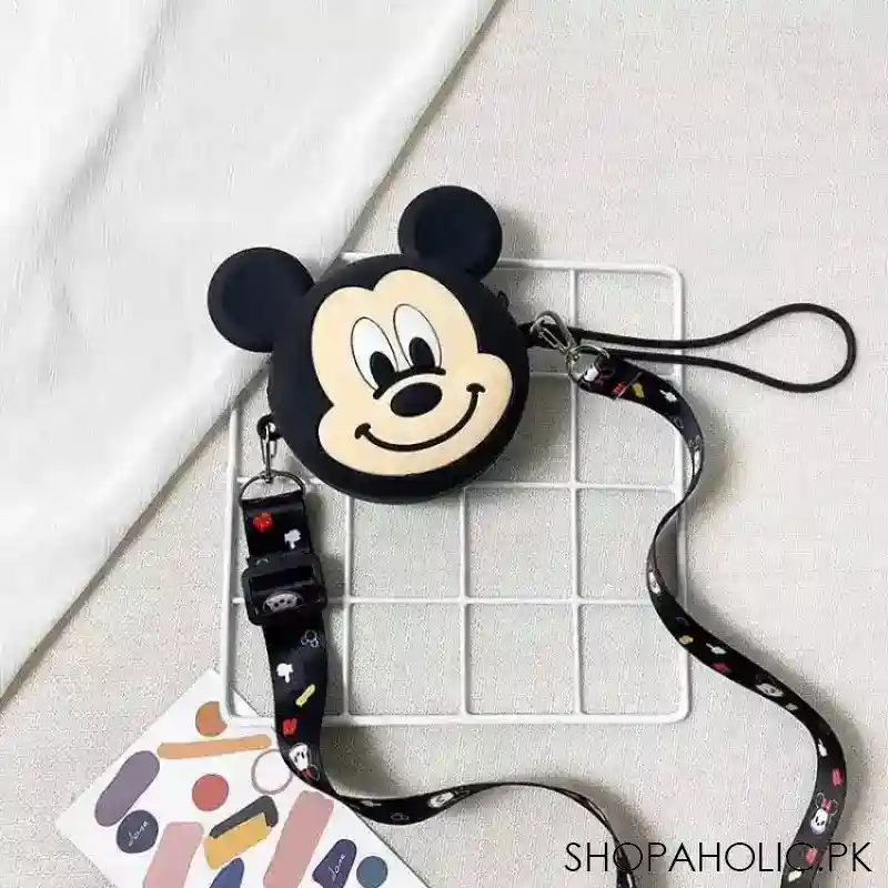 cartoon characters silicone mini cross body bags image5