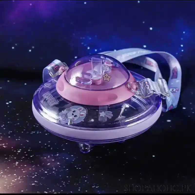 cartoon ufo water bottle main image