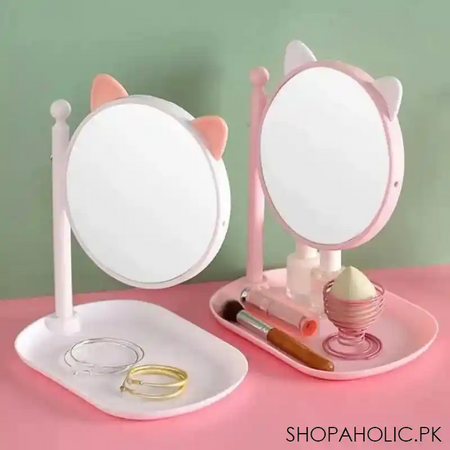 cat ears princess rotatable mirror main image