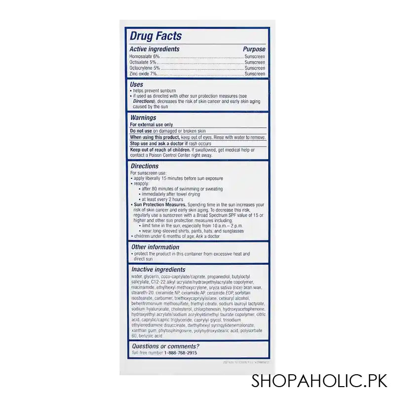 CeraVe Hydrating Sheer Sunscreen Broad Spectrum SPF-30 Face & Body, Suitable For Sensitive Skin, 89ml - Image 6