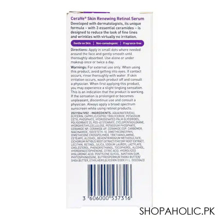 CeraVe Skin Renewing Retinol Serum, 30ml - Image 5