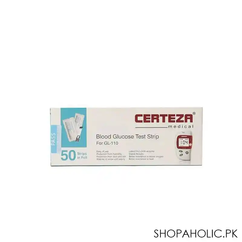 certeza blood glucose test strips for gl 110 image2