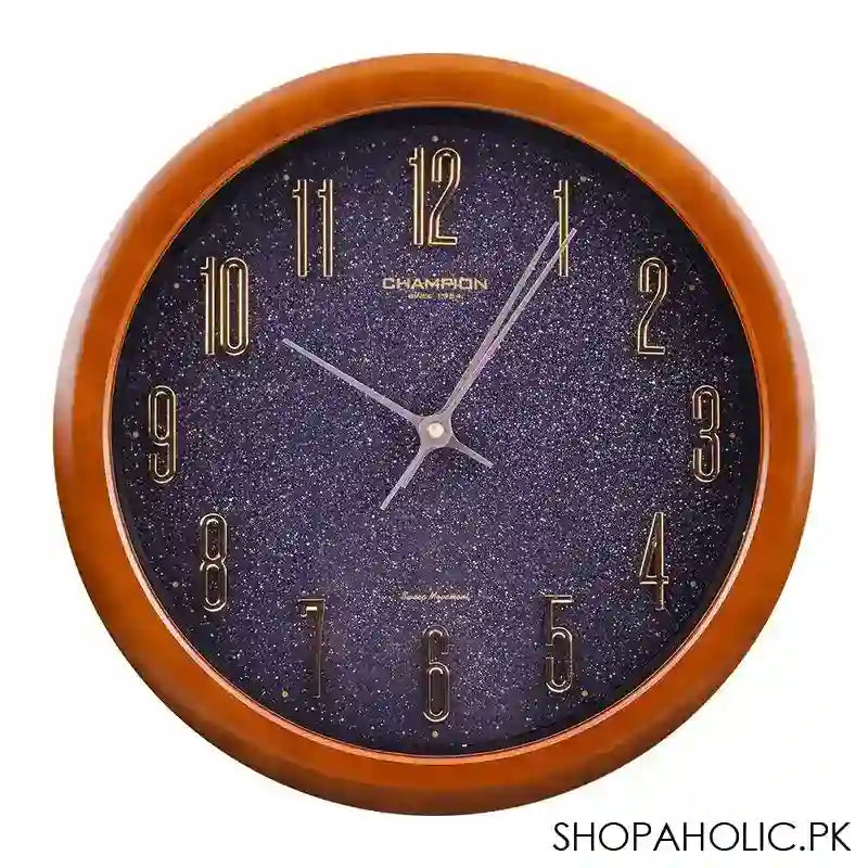 Champion Wall Clock for Home, Office, Kitchen, Bedroom & Living Room Décor, White, CCB-451 - Main Image