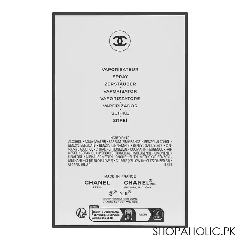 Chanel 5, Eau De Parfum, For Women, 100ml - Image 2