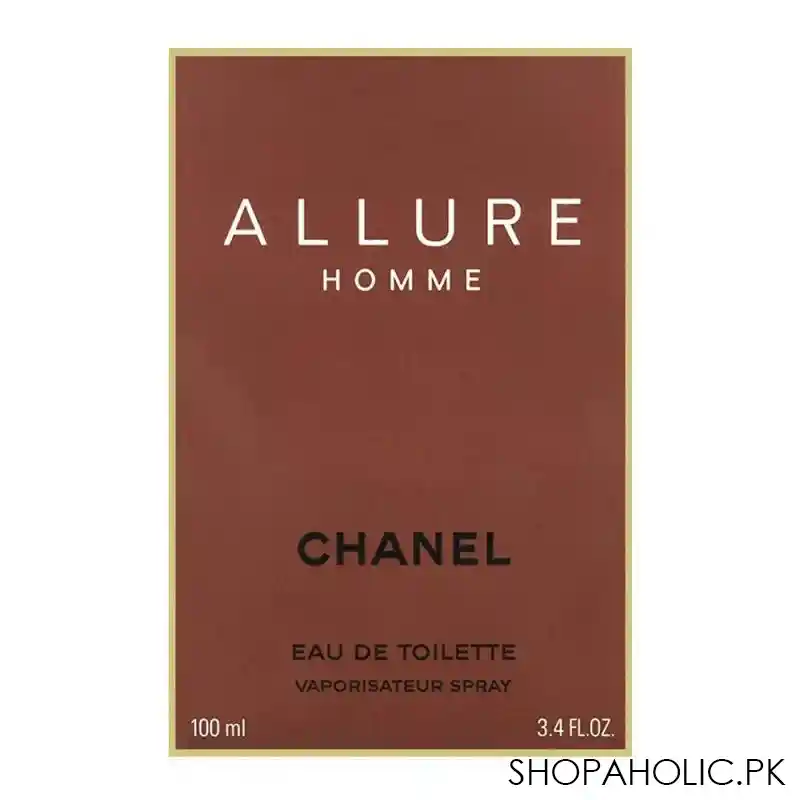 chanel allure homme eau de toilette 100ml image2