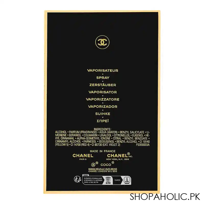 Chanel Coco, Eau De Parfum, For Women, 100ml - Image 3