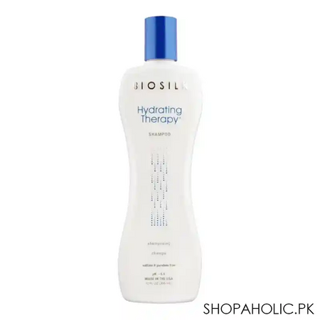 chi biosilk hydrating therapy sulfate & paraben free shampoo, 355ml main image