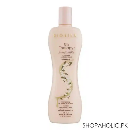 chi biosilk therapy a jasmine & honey scent sulfate & paraben free shampoo, 355ml image2