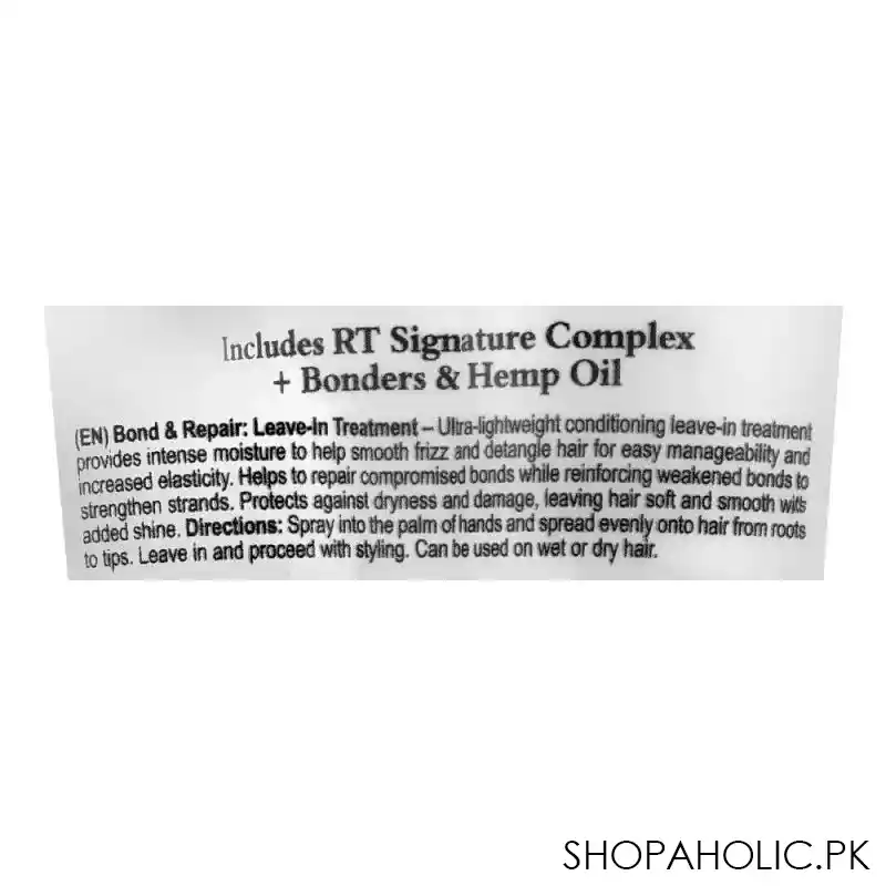 chi royal treatment bond & repair paraben free leave in treatment, 177ml image3